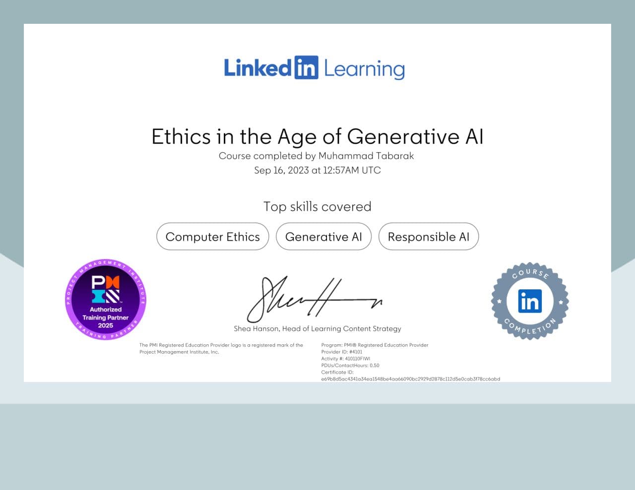 Ethics in the Age of Generative AI