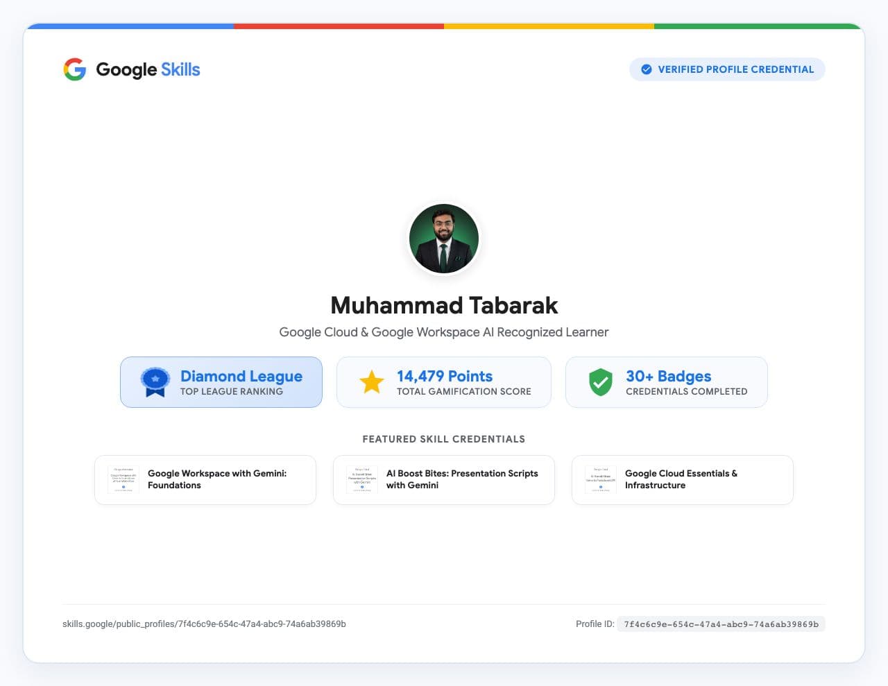 Google Cloud & Workspace AI – Diamond League