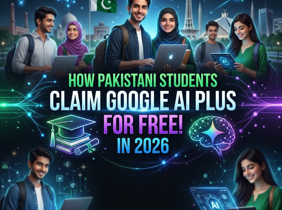 How Pakistani Students Can Claim Google AI Plus for Free (Step-by-Step Guide, 2026)
