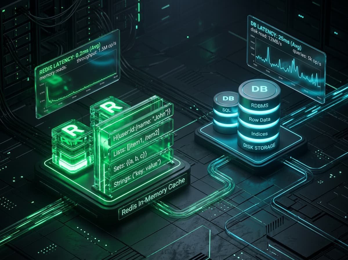 Redis vs Database Caching: A Practical Guide for SaaS Founders