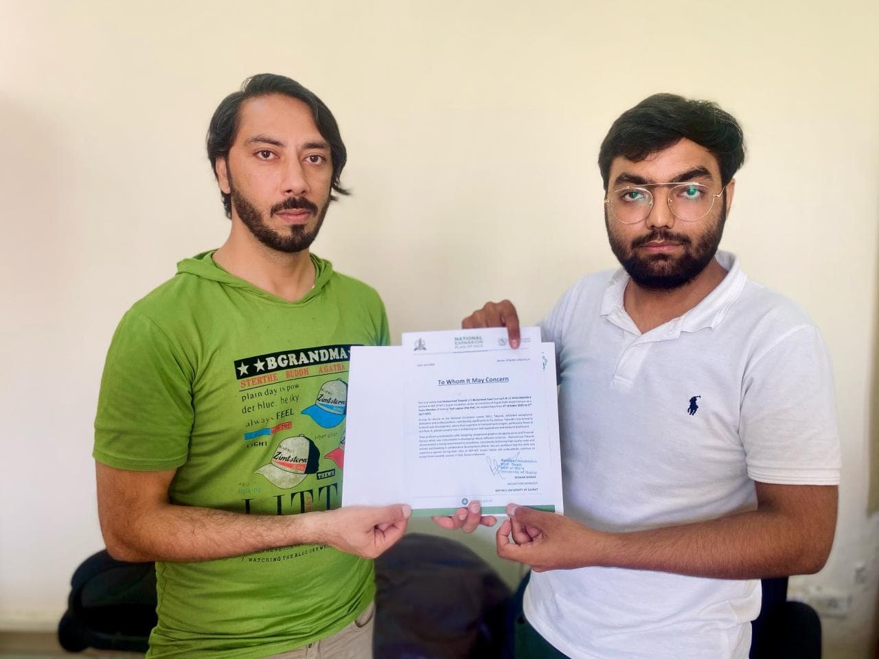 Receiving Experience Letter