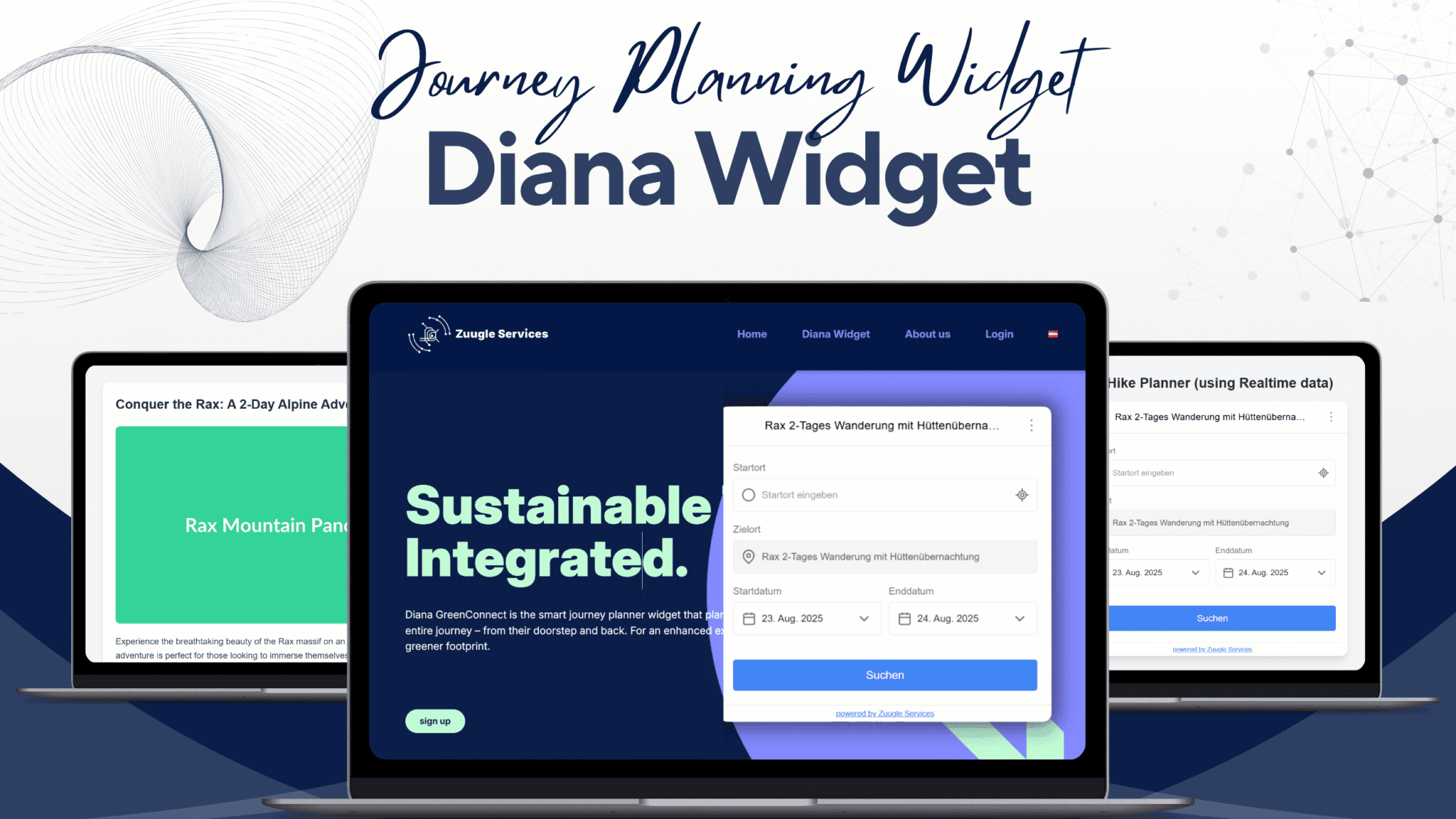 Diana widget Zuugle Services