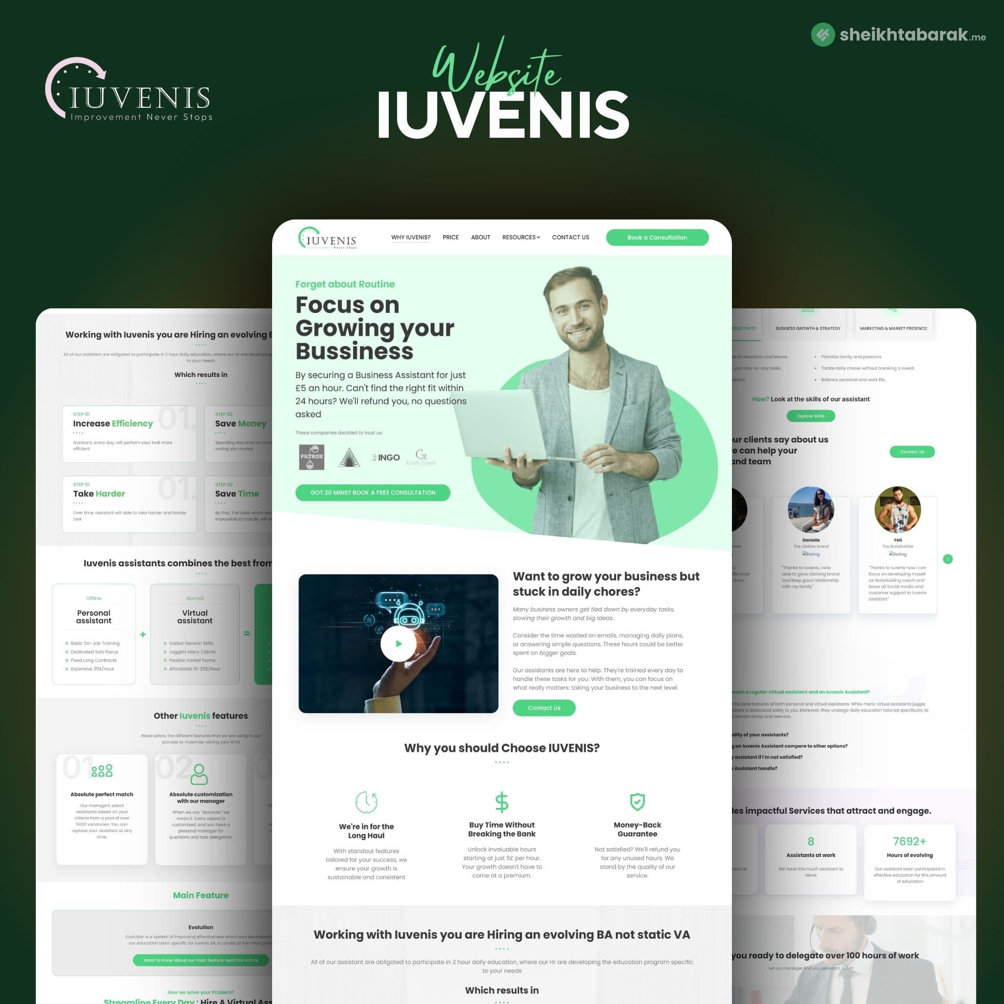 IUVENIS Business Assistant Service