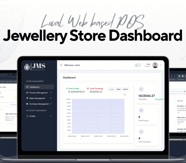 Jewellery Store Dashboard